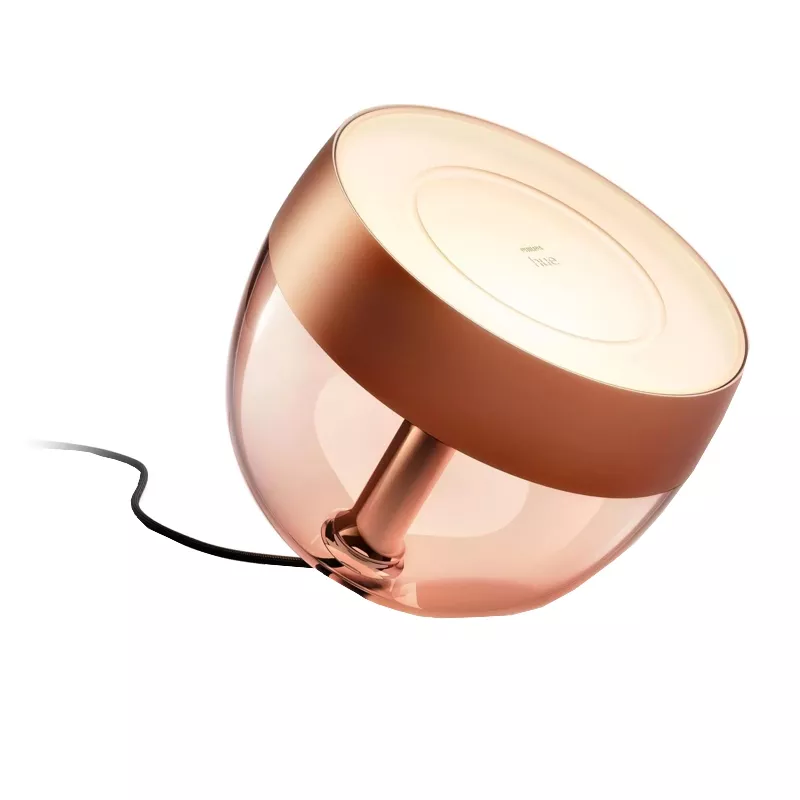 Philips Hue, Tischleuchte Iris White & Color Ambiance, Kupfer