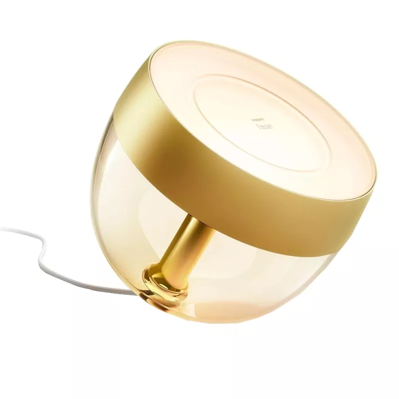Philips Hue, Tischleuchte Iris White & Color Ambiance, Gold