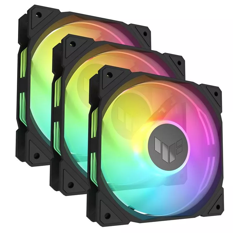 PC-L�fter, ASUS TUF TR120 ARGB 120mm, schwarz (3. Stk.)