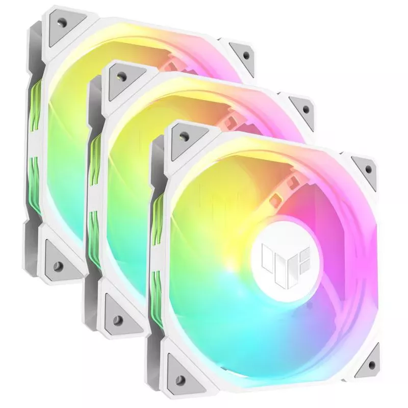 PC-L�fter, ASUS TUF TR120 ARGB 120mm, weiss (3. Stk.) Reverse