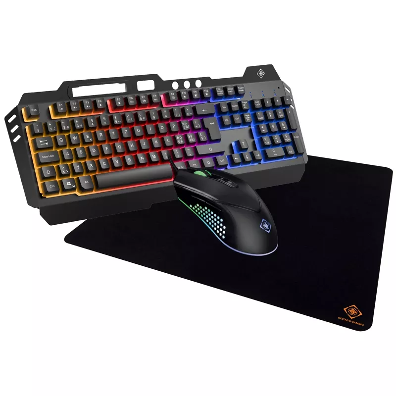 Tastatur-Maus Set DELTACO 3-in-1, GAM-113 V2, RGB