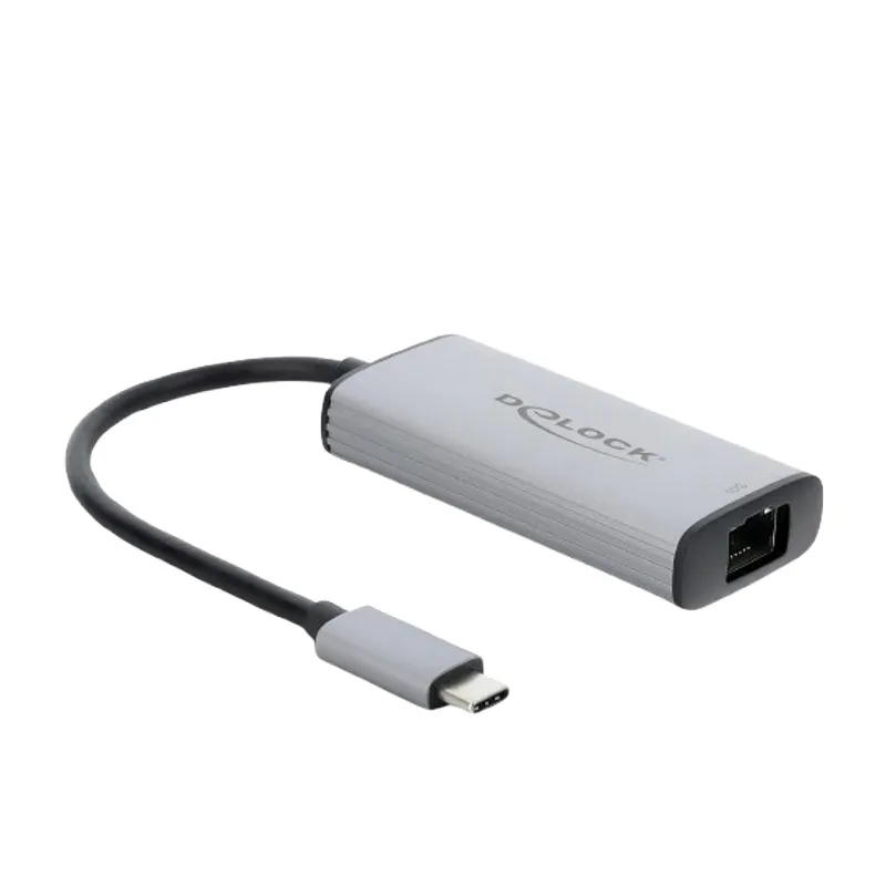 USB-C Netzwerkadapter, Delock, RJ45, 10Gbps