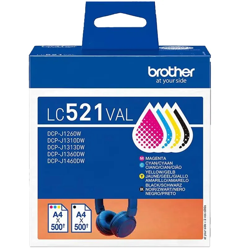 Brother-Patrone LC521VAL, Multipack (4x)