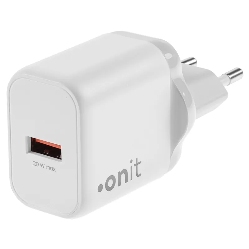 Wandladeger�t onit, 1x USB (1x Typ-A), GaN, 20W, weiss