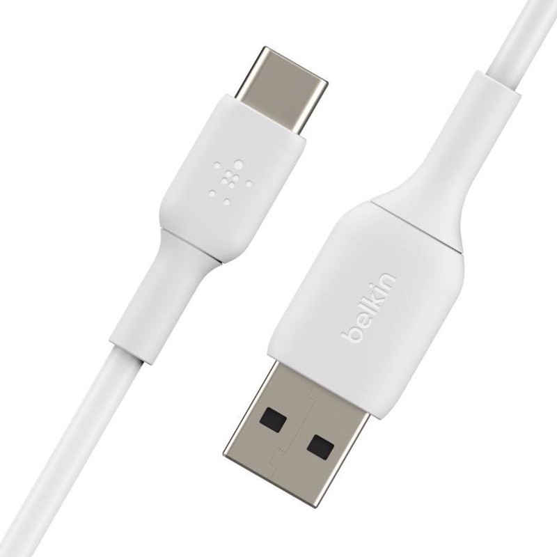 Sync-Ladekabel USB-A - USB-C, Belkin, 3m, weiss