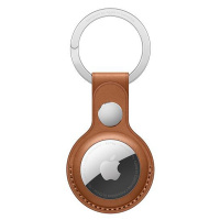 Apple AirTag Key Ring, Saddle Brown