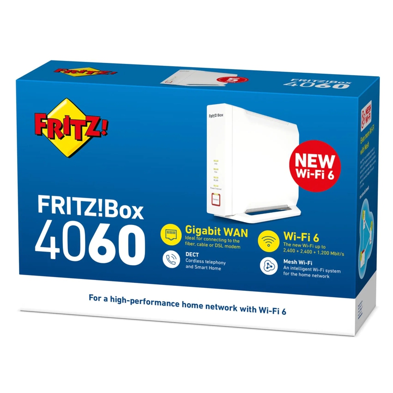 W-LAN 6000Mbps, AVM Fritz!Box 4060 Router