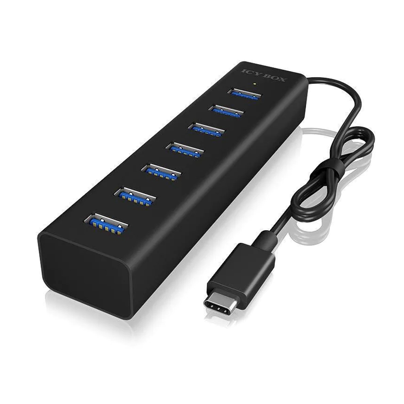 USB-Hub 3.0, 7 Port, IB-HUB1700-C3, USB-C, aktiv