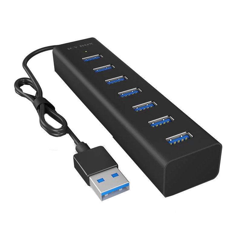 USB-Hub 3.0, 7 Port, IB-HUB1700-U3, USB-A, aktiv