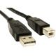 USB-Kabel 2.0, 480Mbps, A/B, m/m, Vivanco, 5m weiss