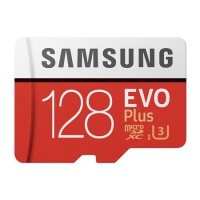 micro SDXC, Samsung Evo Plus, UHS-I, U3, 128GB