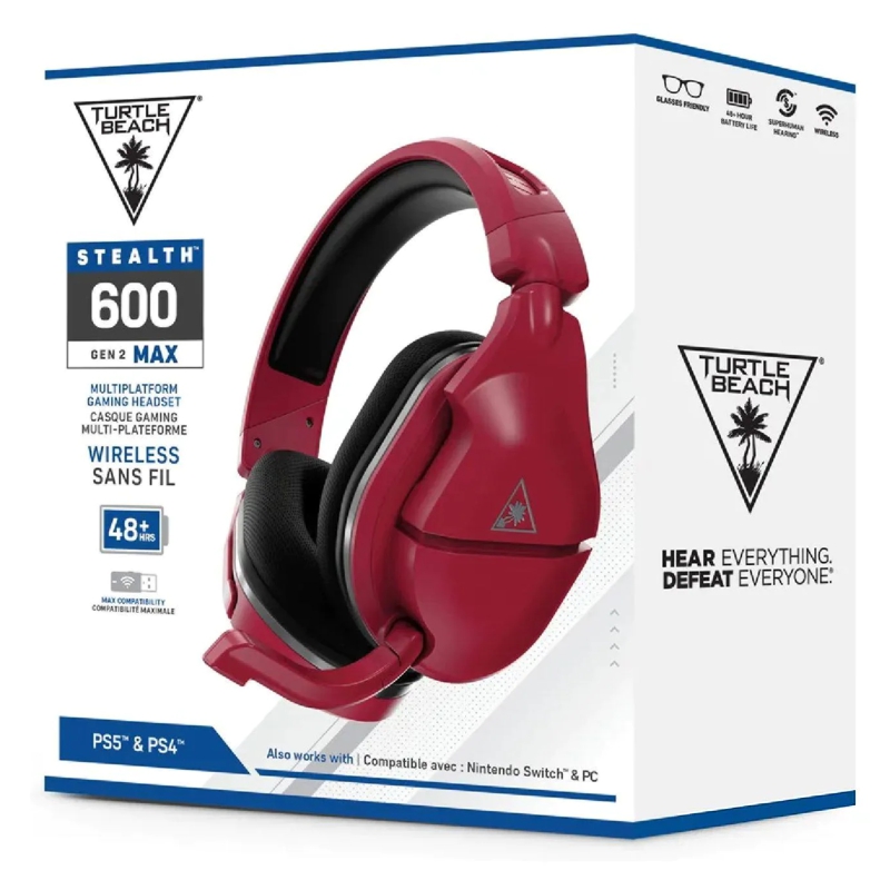 Headset Turtle Beach Ear Force Stealth 600 Gen.2 MAX rot (PC Gaming-Zubehör)