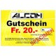 ALCOM Gutschein CHF 20.00