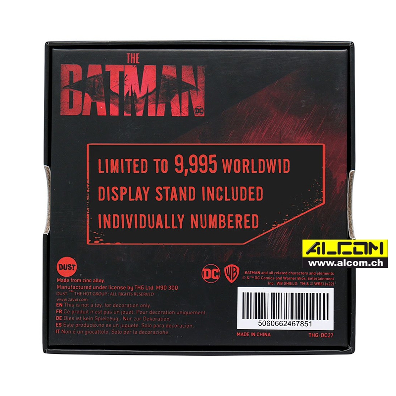 Medaille: Batman - Gotham City, auf 9995 Stk. limitiert