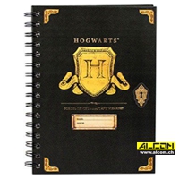 Notizbuch: Harry Potter - Hogwarts Wappen (Format A5)