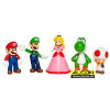 Figurenset: Super Mario Bros. - 5 Figuren (6.5 cm)