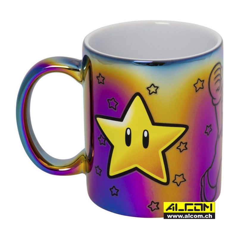 Tasse: Super Mario - Star Power metallic