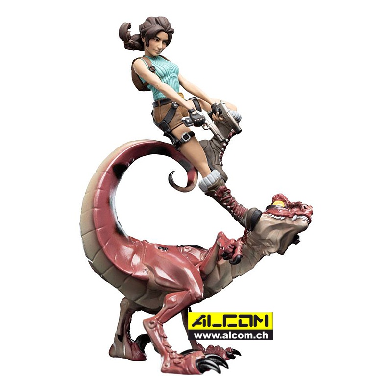 Figur: Tomb Raider - Lara Croft & Raptor (24 cm) Weta Workshop