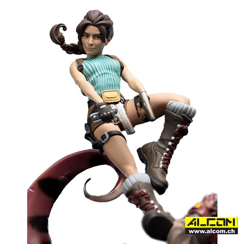 Figur: Tomb Raider - Lara Croft & Raptor (24 cm) Weta Workshop