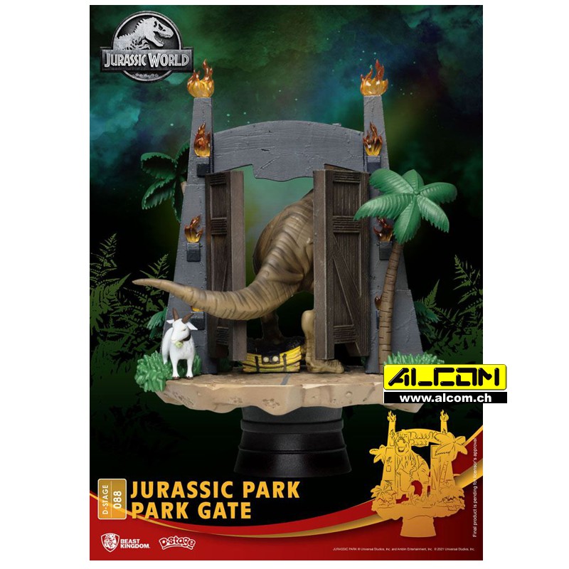 Diorama: Jurassic Park - Gate (15 cm)