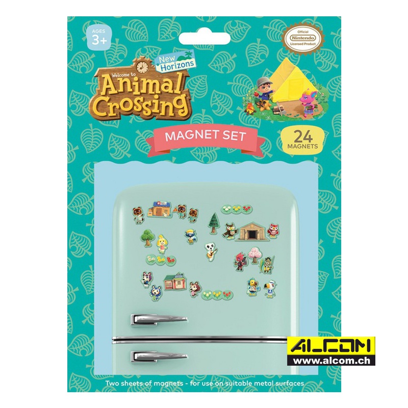 Magnete-Set: Animal Crossing (24 Magnete)