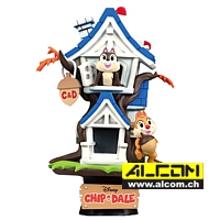 Diorama: Chip und Chap Baumhaus (16 cm)