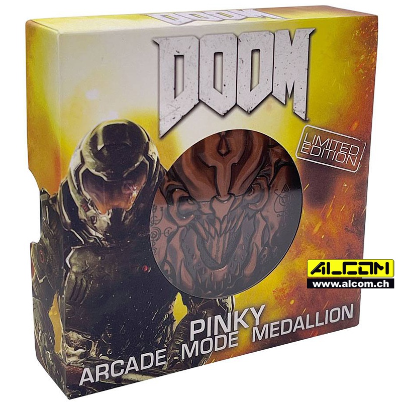 Medaille: Doom - Pinky Level Up, auf 5000 Stk. limitiert