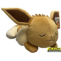 Figur: Pokémon Evoli schlafend Plüsch (45 cm)