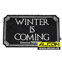 Fussmatte: Game of Thrones - Winter Is Coming (43 x 72 cm)