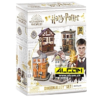 Puzzle 3D: Harry Potter - Winkelgasse (273 Teile)