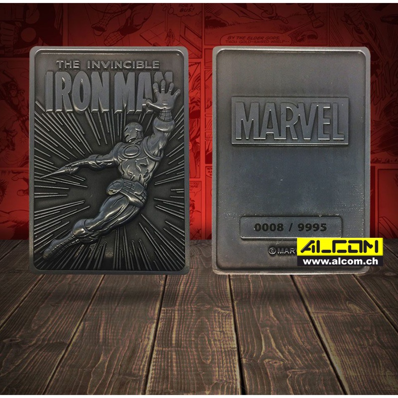 Metallbarren: Marvel - Iron Man, auf 9995 Stk. limitiert
