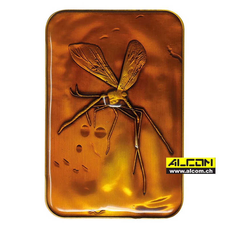 Metallbarren: Jurassic Park - Mosquito in Amber (7,5 x 5 cm, limitiert)