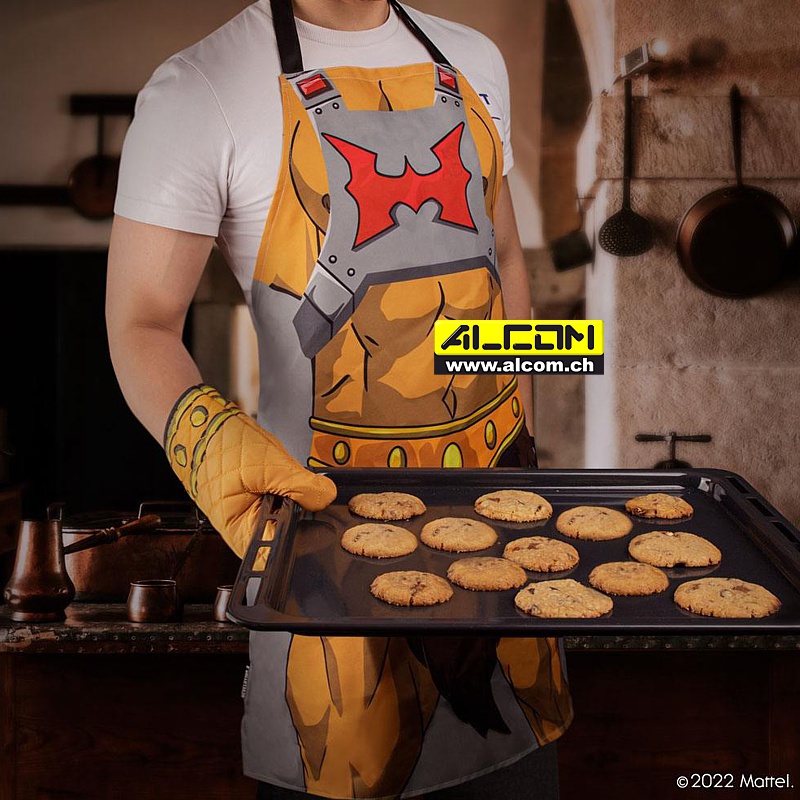 Kochschürze: Masters of the Universe - He-Man (mit Handschuh)