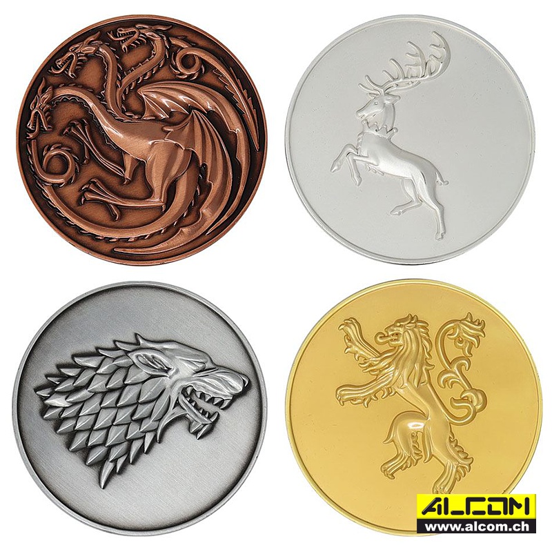 Medaillen-Set: Game of Thrones - Limited Edition (auf 5000 Stk. limitiert)
