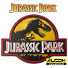 Metallschild: Jurassic Park Logo (Blech, 46 x 31 cm)