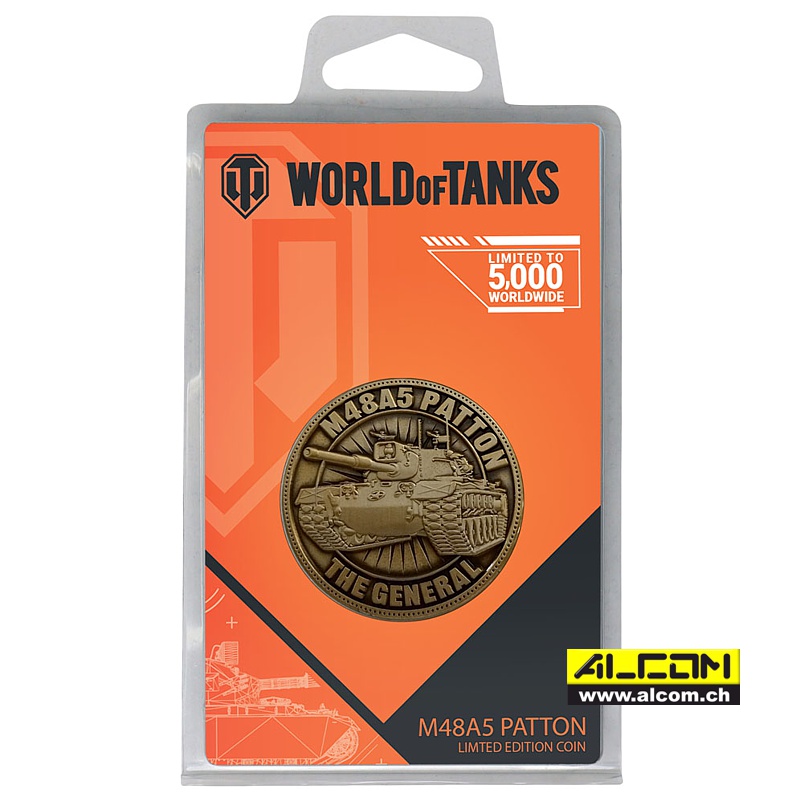 Münze: World of Tanks - Patton Tank, auf 5000 Stk. limitiert