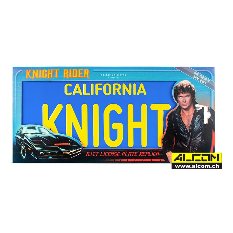 Nummernschild: Knight Rider - California Knight