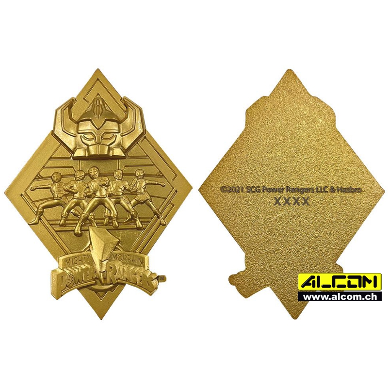 Medaille: Power Rangers (vergoldet), auf 5000 Stk. limitiert