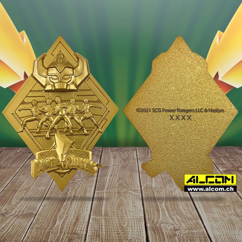 Medaille: Power Rangers (vergoldet), auf 5000 Stk. limitiert