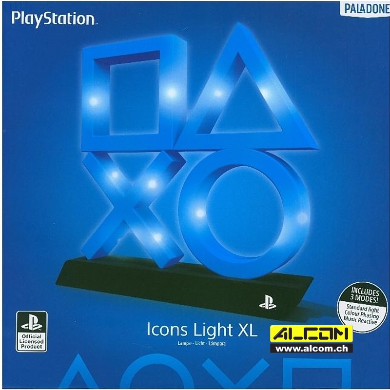 Lampe: Playstation 5 Icons XL (3 Lichtmodi)