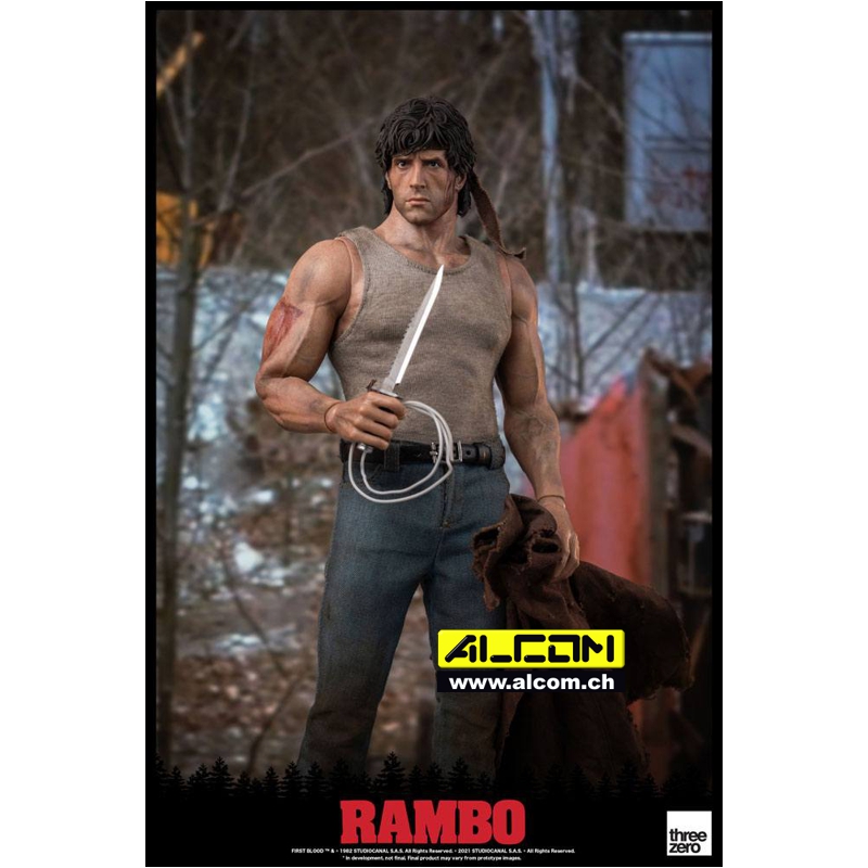 Figur: John Rambo (30 cm) ThreeZero