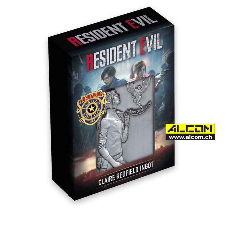 Metallbarren: Resident Evil 2 - Claire Redfield, auf 2019 Stk. limitiert