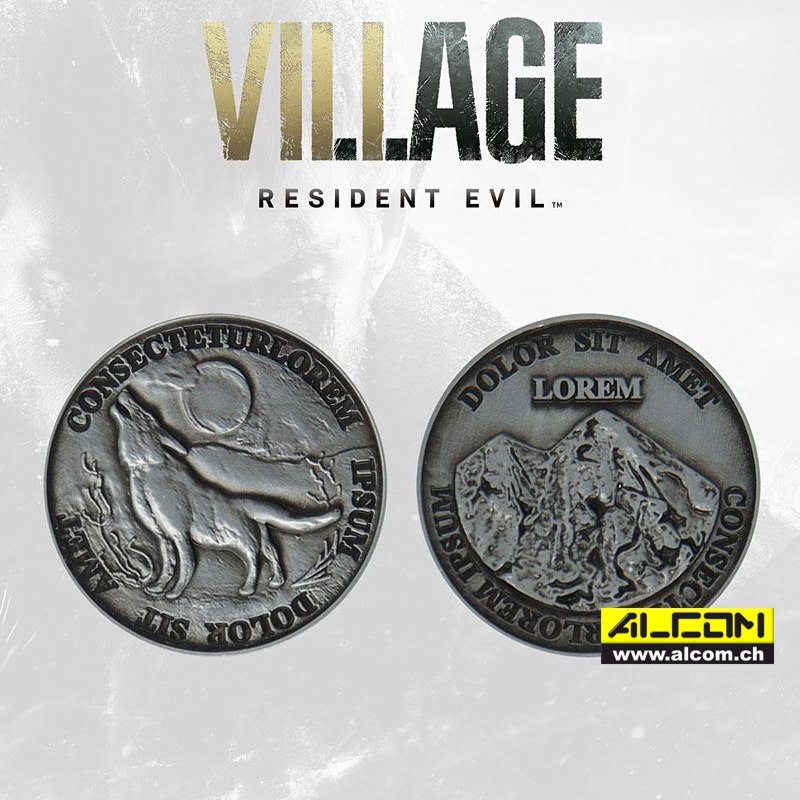 Münze: Resident Evil Village - Currency, auf 9995 Stk. limitiert