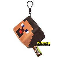 Schlüsselanhänger: Minecraft - Steve Head Plüsch