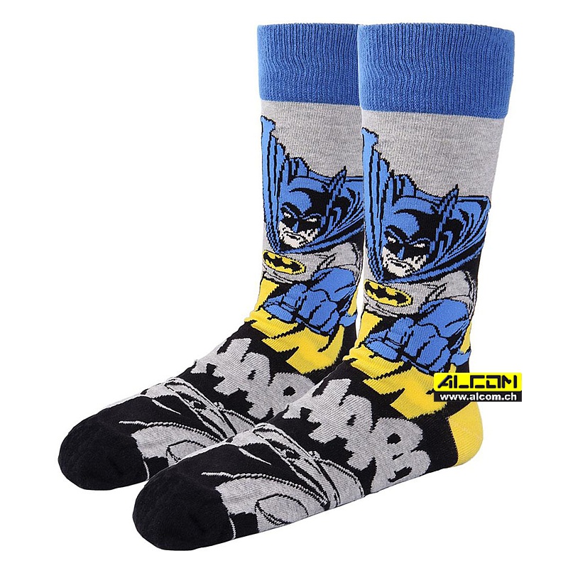 Socken: Batman (3er Pack, passt zu Grösse 40-46)