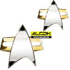 Abzeichen: Star Trek - Voyager (Pin + Button)