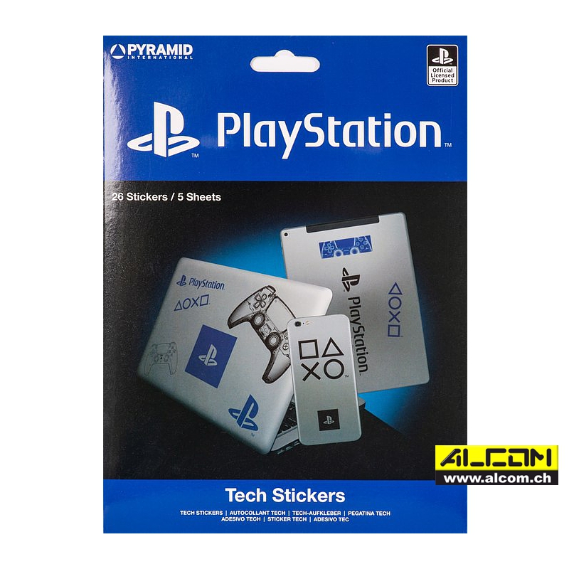 Tech Stickers: Sony Playstation (26 Sticker)
