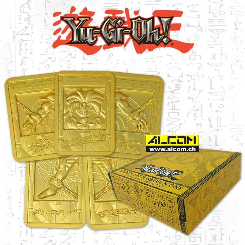 Metallbarren-Set: Yu-Gi-Oh! Exodia the Forbidden One, 5er-Set, limitiert