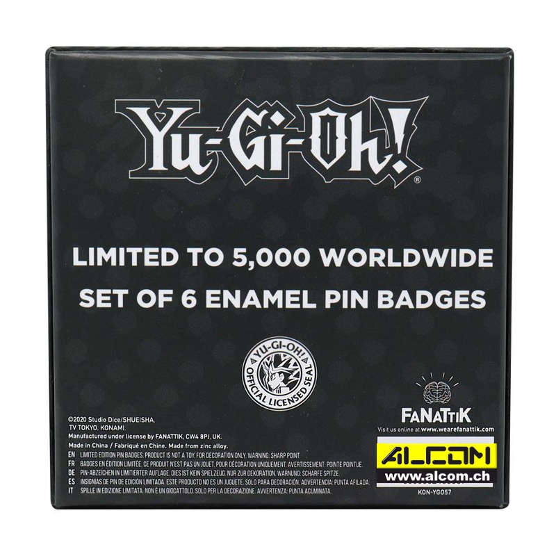 Ansteck-Pins: Yu-Gi-Oh! Kuriboh Limited Edition, 6er-Pack