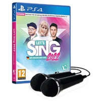Lets Sing 2022 mit deutschen Hits + 2 Mikrofone (Playstation 4)